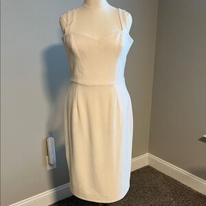 Dress the Population Ivory Midi Dress